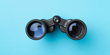 Blue binoculars featured image