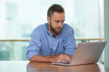 man on laptop